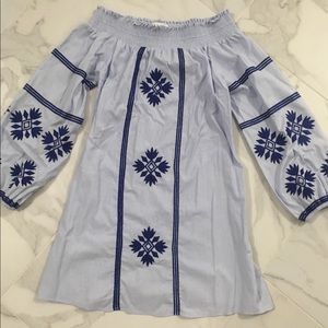 THML Embroidered Peasant Style Dress